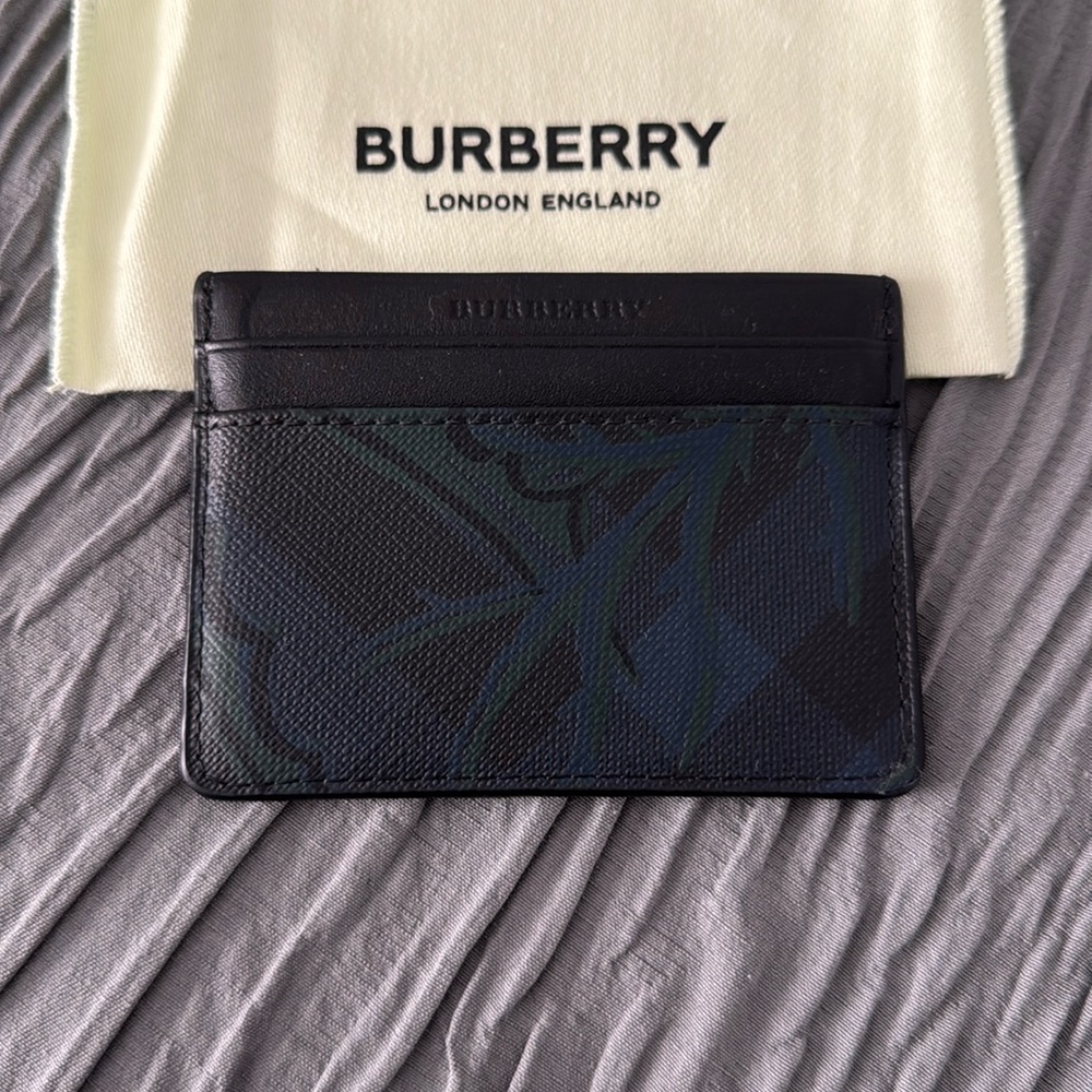 Burberry floral print London card holder